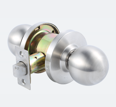 Hot Sale Stainless Steel Entry Privacy Passage Cylindrical Round Knob Door Lock with 2 common keys