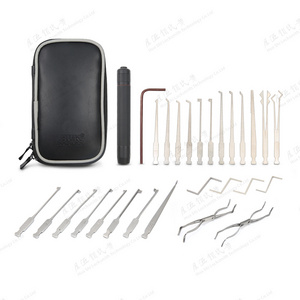 Stainless Steel 20 PCS Tool Kit Lockpick Residential Locksmith Lock pick Set