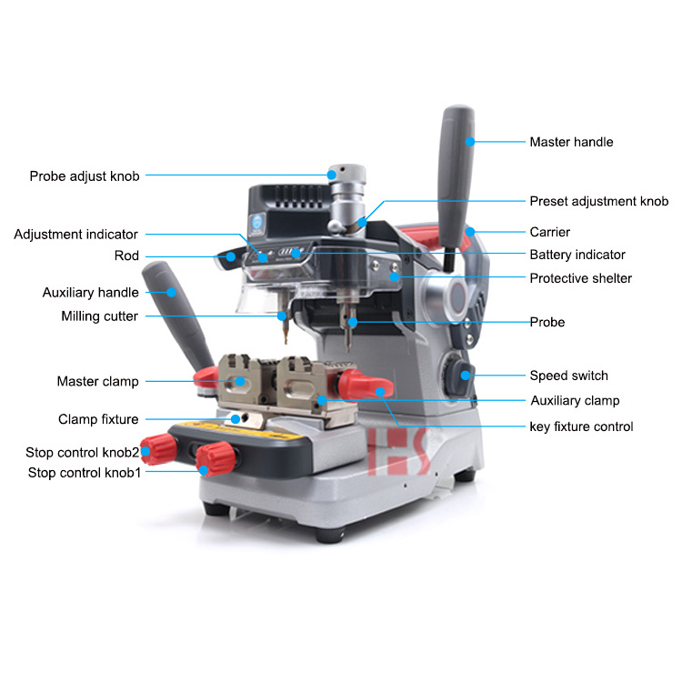 Hot products Xhorse Dolphin XP-007 Multifunctional Vertical Key Cutting Making Duplicate Machine