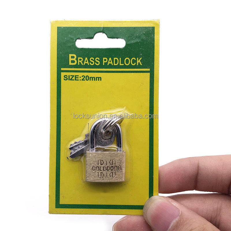 mini brass padlock thin type brass padlock cooper padlock