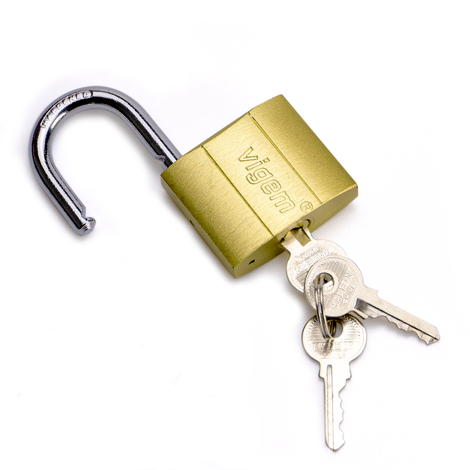 50mm copper style painting lock gold color  painting iron padlock cheap padlock popular locks