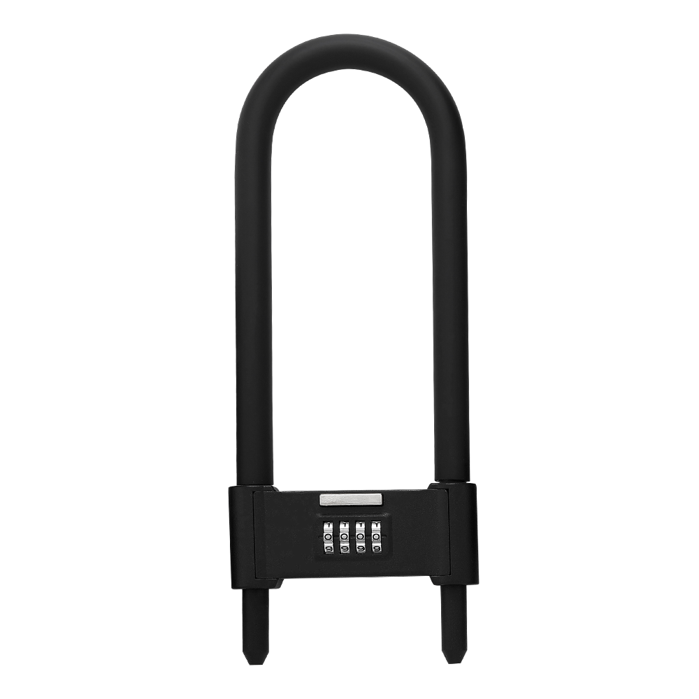 High quality glass door U-lock safety pry-proof waterproof bicycle U-lock combination anti-theft door lock