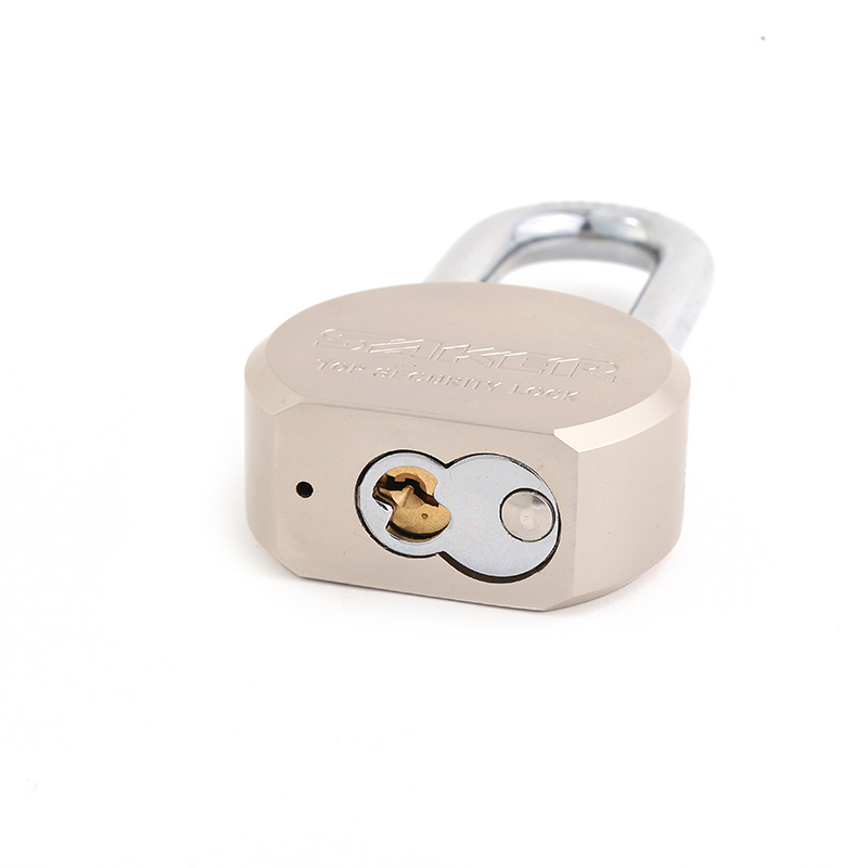 Factory Sale High Quality Home Security American Locks Anti-rust Long Shackle Round Steel Padlock