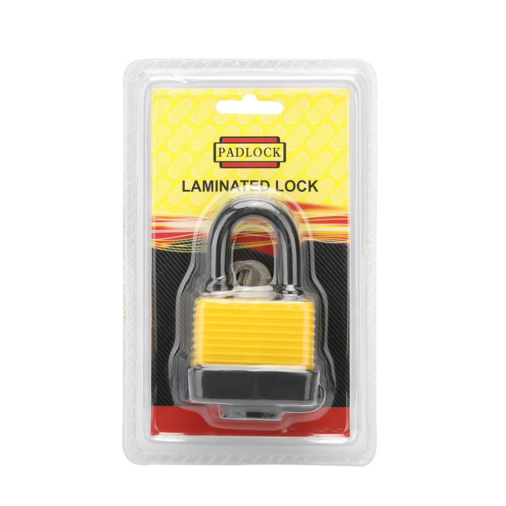 heavy padlock safety anti theft door lock 30mm multipoint pvc lock waterproof pad lock laminated padlock