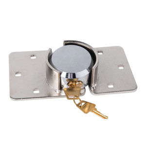 Factory price Chromium plated solid steel Bottom Glass Door Lock Floor Truck Padlocks In Stock