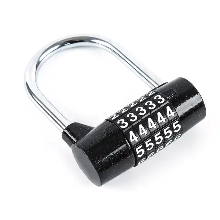 Top securityHigh Quality factory padlocks 5 digits zinc alloy password reset combination gym lock fashion code safe