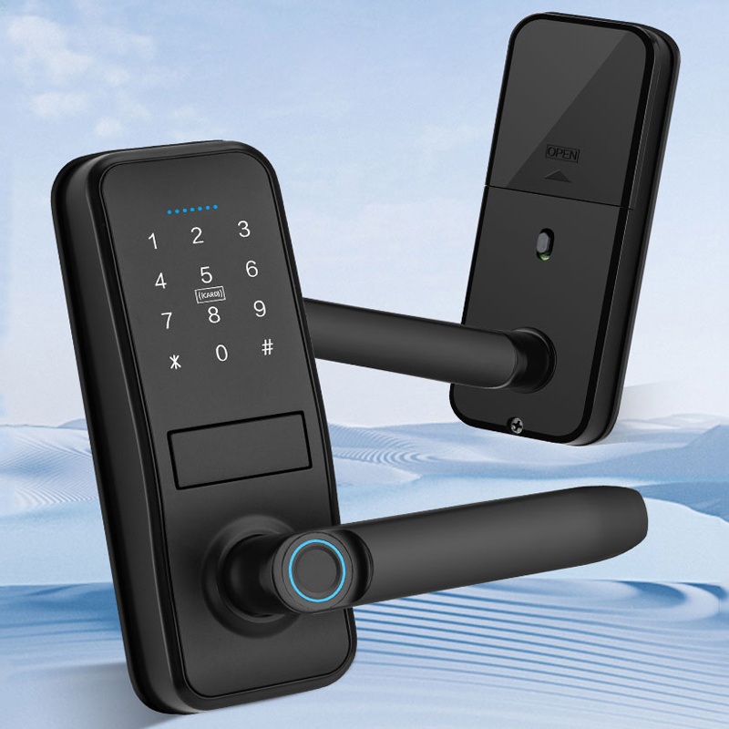 Smart Home APP Control Door lock Intelligent Fingerprint Key Password Card Smart Door Lock