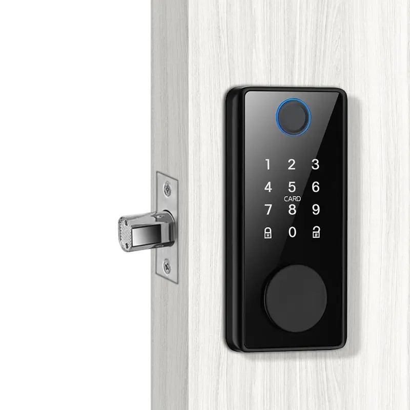 TTlock Smart Automatic Deadbolt Lock Tuya App High Quality Mortise Single Electric Dead bolt Locks