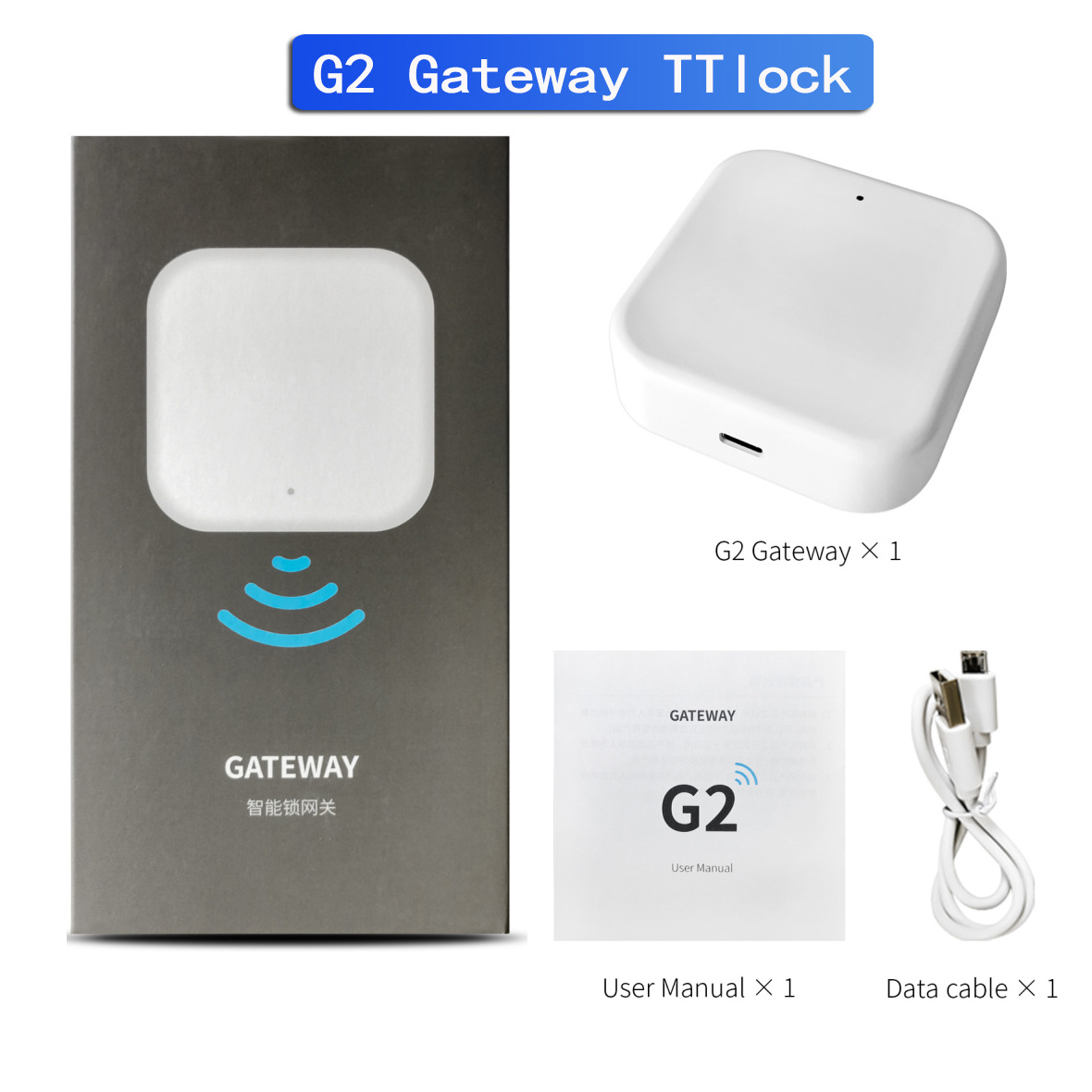 Smart Home Gateway G2 Intelligent Door Lock Remote Unlock Smart TTlock App Ble Gateway G2 G3 G4