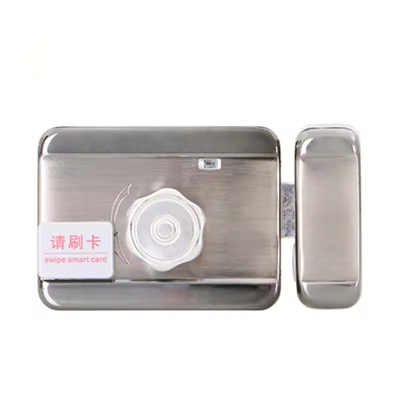 Security Waterproof Outdoor Gate Electronic Rim Lock Keyless Entry RFID Card Wireless Access Control Smart Locks