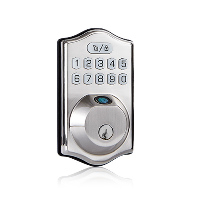 TTlock Fingerprint Door Lock Electronic Security Auto Deadbolt Locks Keyless Tuya smart lock For Bedroom Office Doors