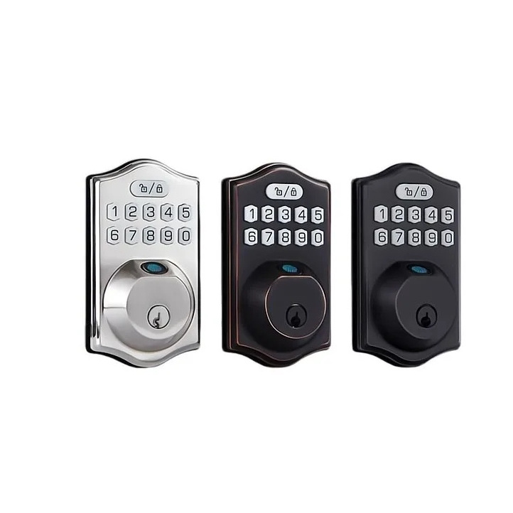 TTlock Fingerprint Door Lock Electronic Security Auto Deadbolt Locks Keyless Tuya smart lock For Bedroom Office Doors