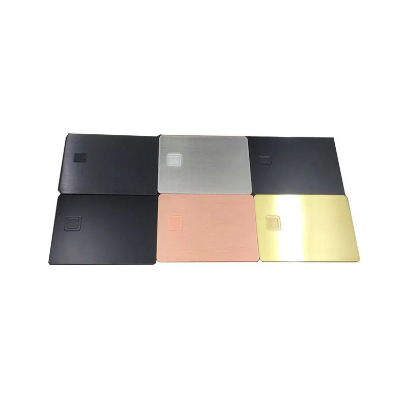 Contactless NFC Gold Metal Business Cards Customized Matte Metal NFC Card Rfid hotel key card system