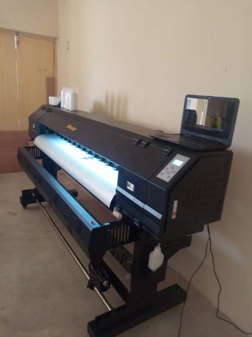 China factory direct sale 1.8m inkjet printing machine with xp600/dx5/i3200 printheads ready stock eco solvent printer