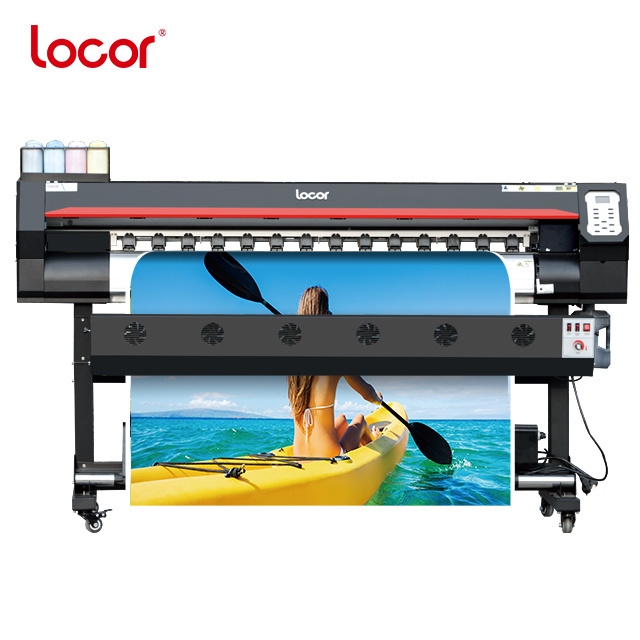 high quality Locor wide format printer banner canvas vinyl eco solvent inkjet plotter printing machine price