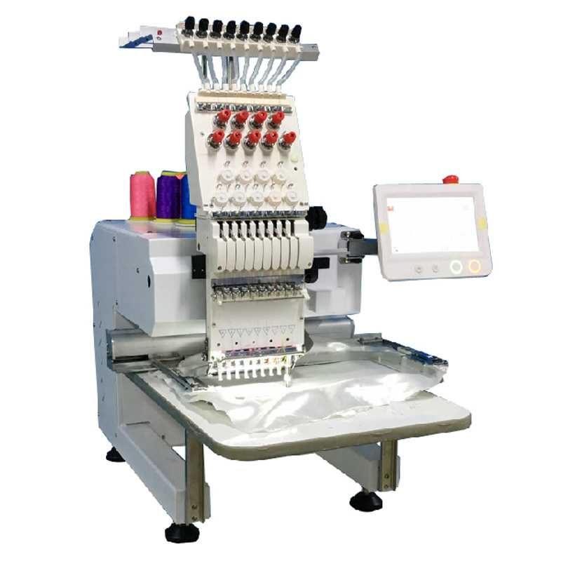 High Speed 15 Needle Single/Double Head Computer Embroidery Machine Customized Logo T-shirt Cap Bag Clothes Machine