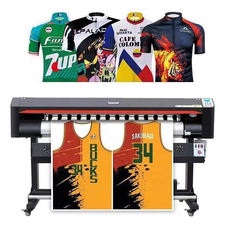 Wide format Fabric Sublimation Printing Machine with i3200 XP600 Printheads Digital Sportswear Jersey Polyester Textile Printer