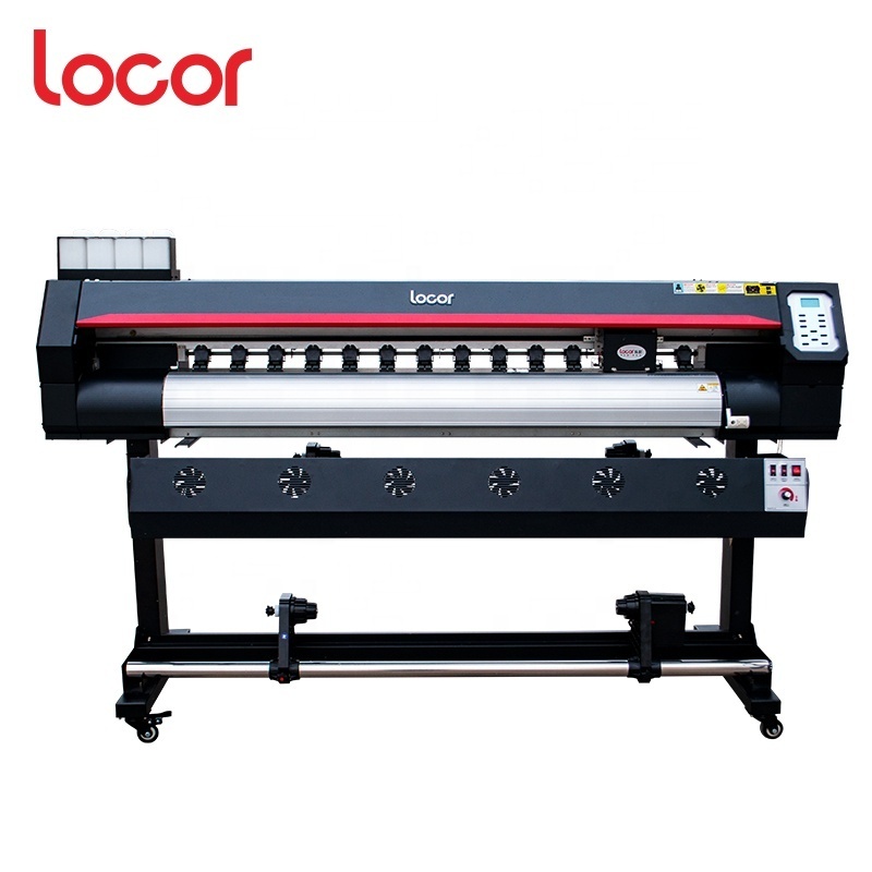 high quality Locor wide format printer banner canvas vinyl eco solvent inkjet plotter printing machine price