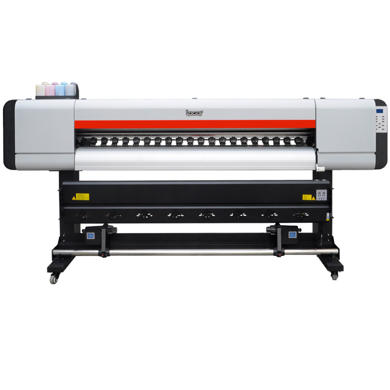 Locor  high speed 1.8m D1830  3 pcs 4720/i3200  head digital dye sublimation tshirt plastisol polyester textile transfer printer