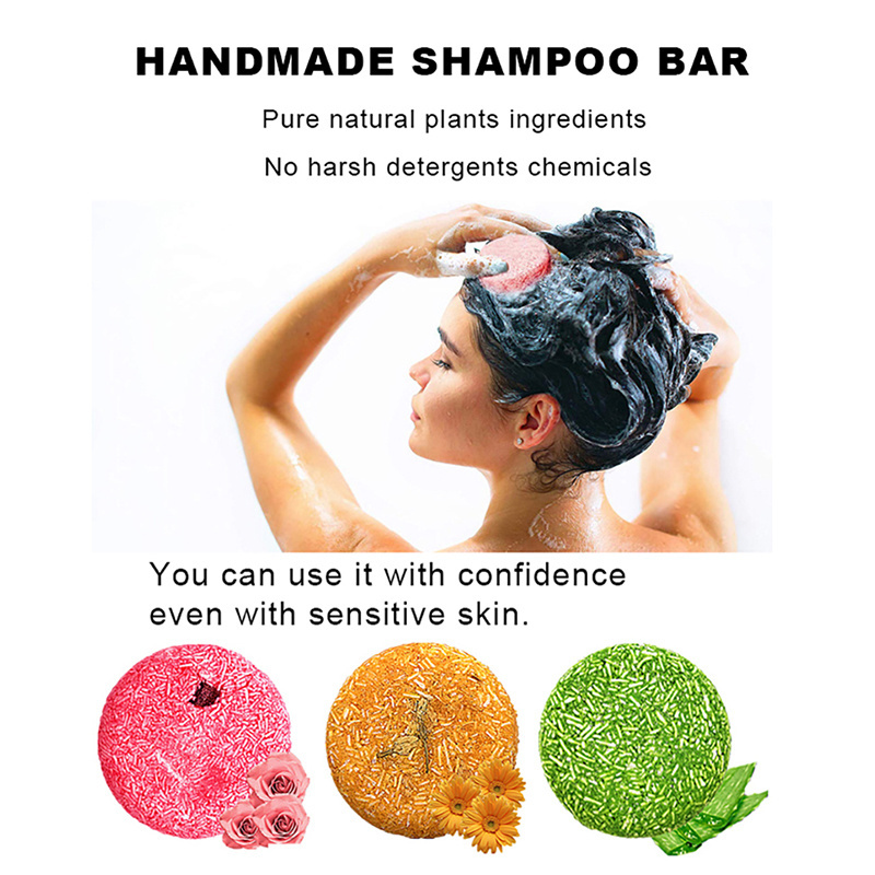 Customized OEM Eco Friendly Organic Shampoo Bar Soap Natural Solid Handmade Vegan Hair Shampoo and Conditioner Bar Wholesale