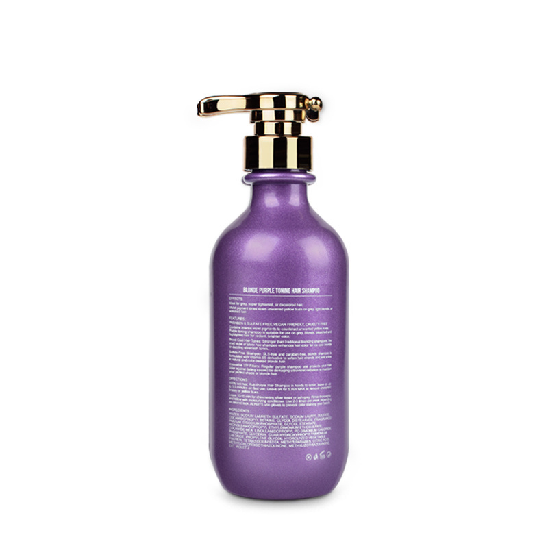 PURC Provide Best Quality Daily Purple Shampoo Remove Yellow Hair Toner Shampoo