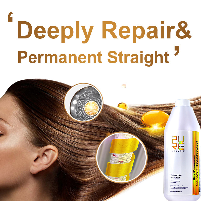 GMPC ISO Factory Pure Brazilian Keratin Hair Treatment Professional Keratin For Hair Straightening Nano Keratin Treatment