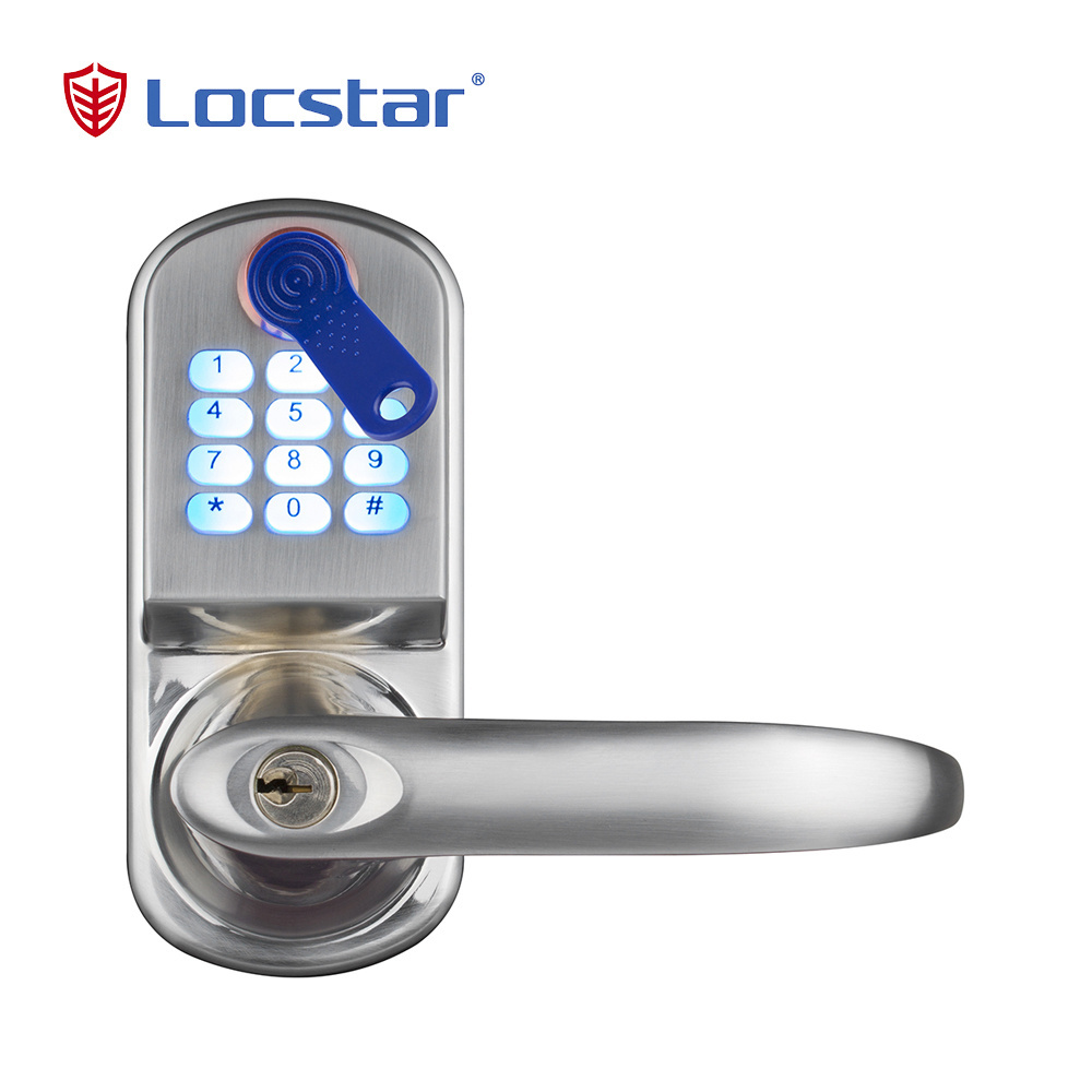 Locstar Smart Password Lock Unlocking By TM Card Code Cerradura Digital Combination Door Lock