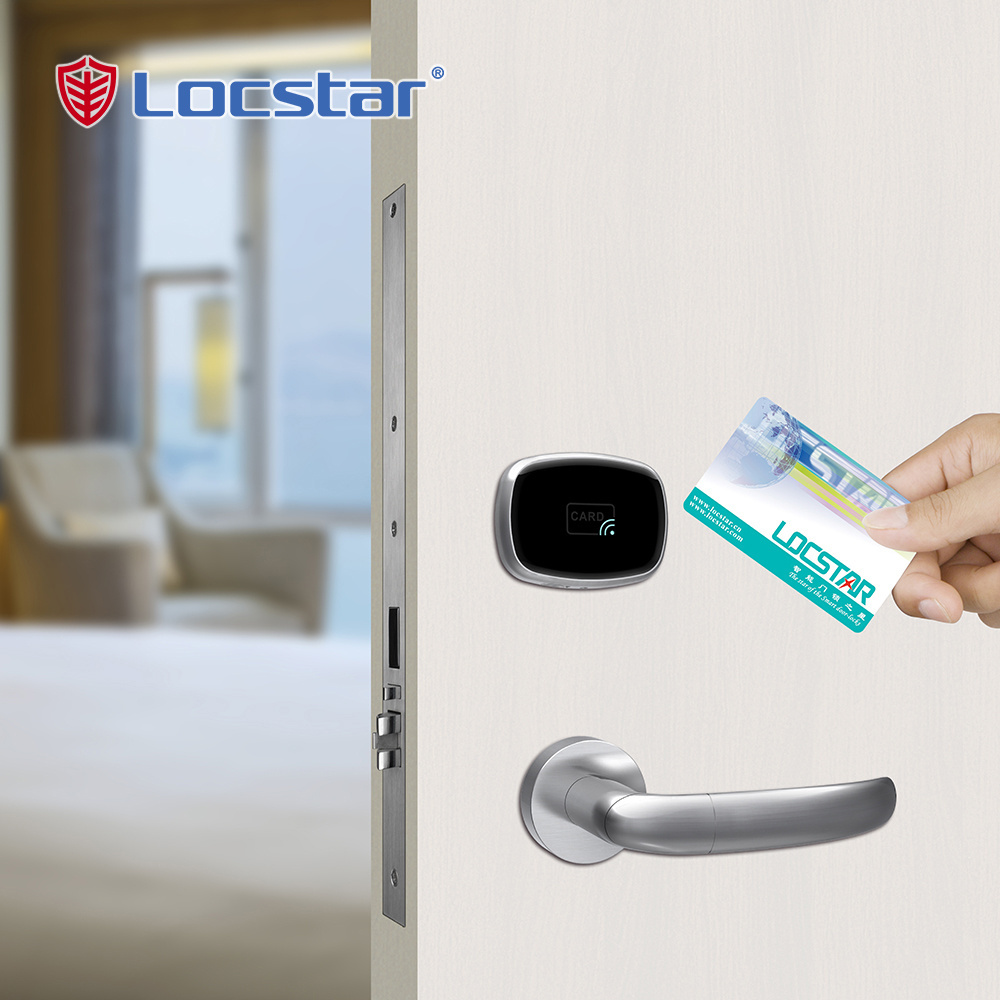 Locstar TThotel Supplies Rfid Card Key Access Furniture Lock Proximity Card Cylinders Hotel Smart Lock