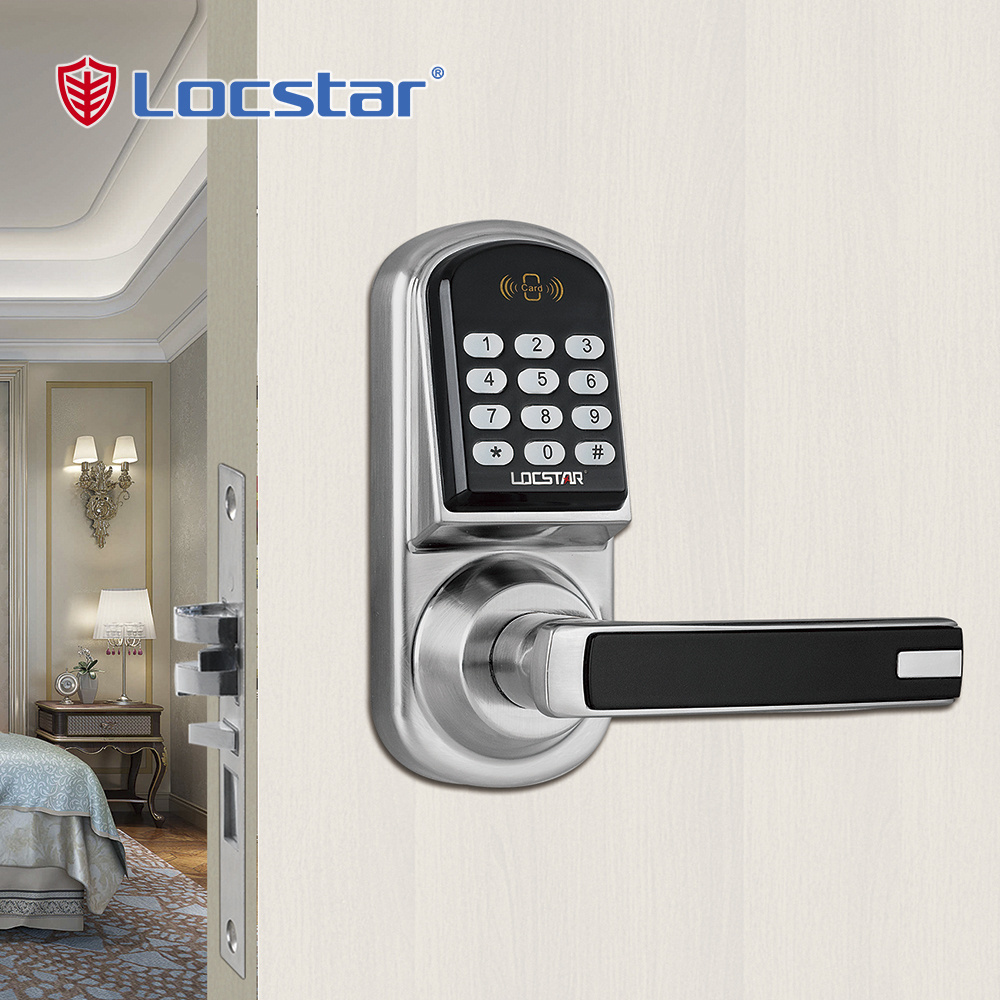 Locstar Digital Lock With Handles Digital Key Pad Single Latch Lock Security For Home Smart Lock