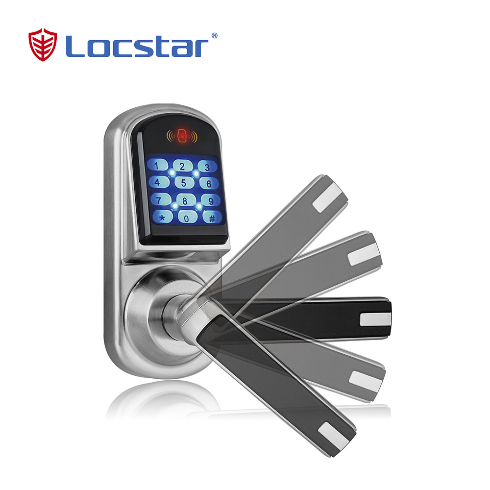 Locstar Digital Lock With Handles Digital Key Pad Single Latch Lock Security For Home Smart Lock