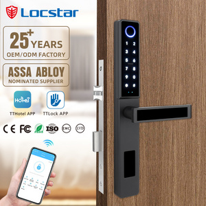 Locstar TTlock Smart Door Lock Ultra Narrow Gate Lock with BLE App Control and Fingerprint Technology