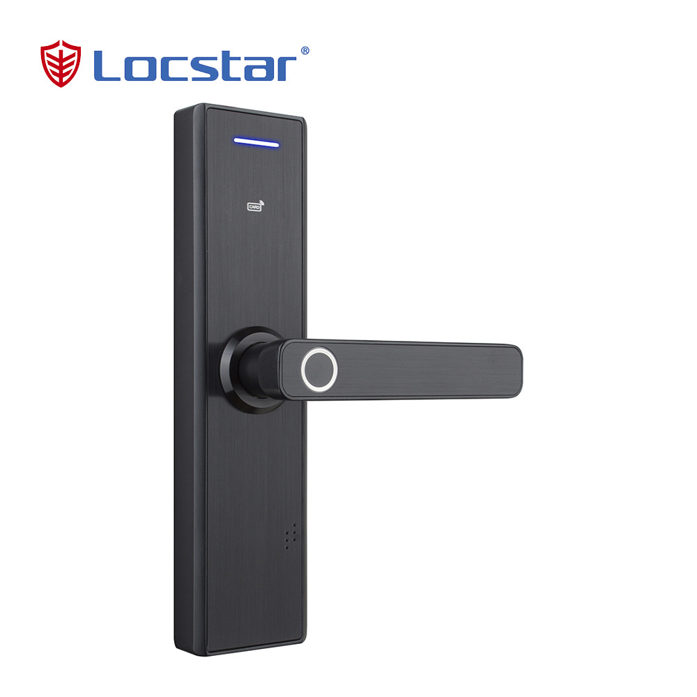 2021 New Fingerprint Tuya Wifi Smart Mobile Phone App Remote Unlocked Digital Door Lock For Hotel/home Use