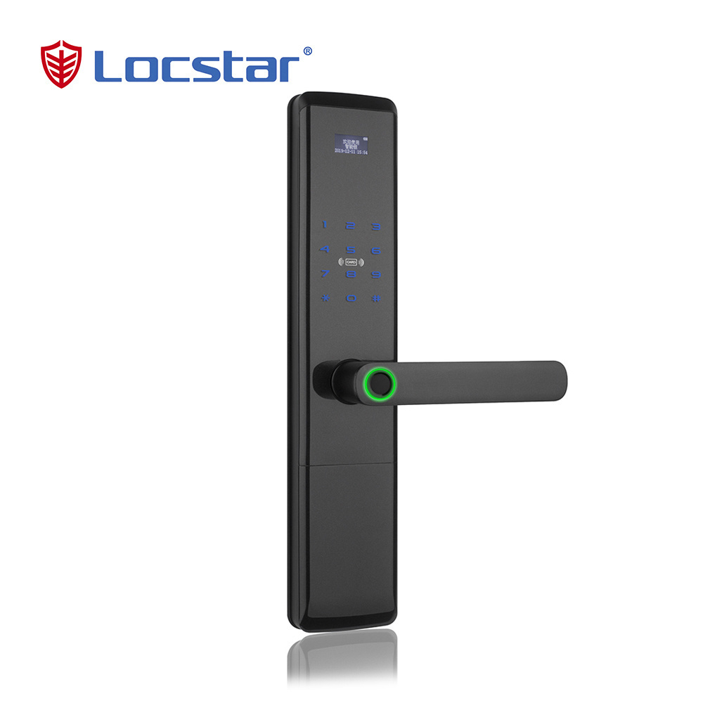 Locstar Digital Outdoor Tuya Electronic Smart Fingerprint Combination Door Lock Smart Wifi Lock