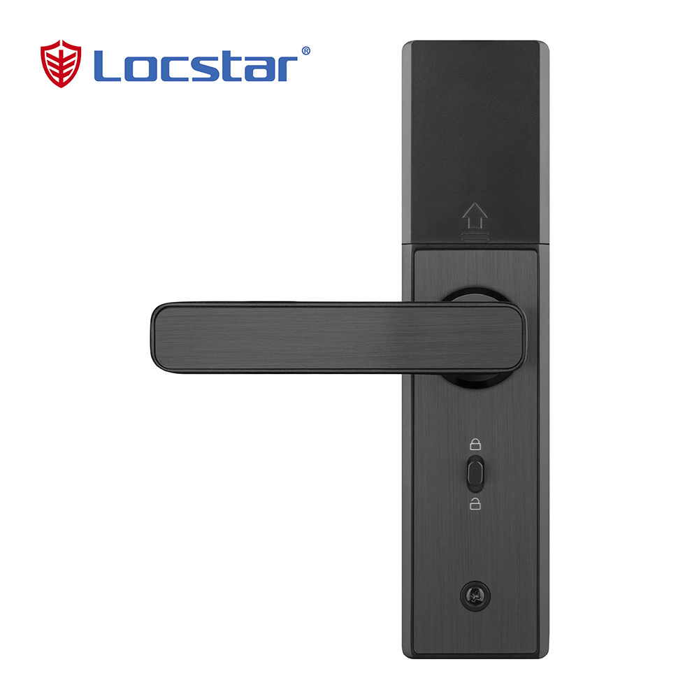 Locstar Keyless Usb Rechargeable Electronic Digital Door Lock Padlock Fingerprint Zigbee Door Lock Fingerprint Padlock