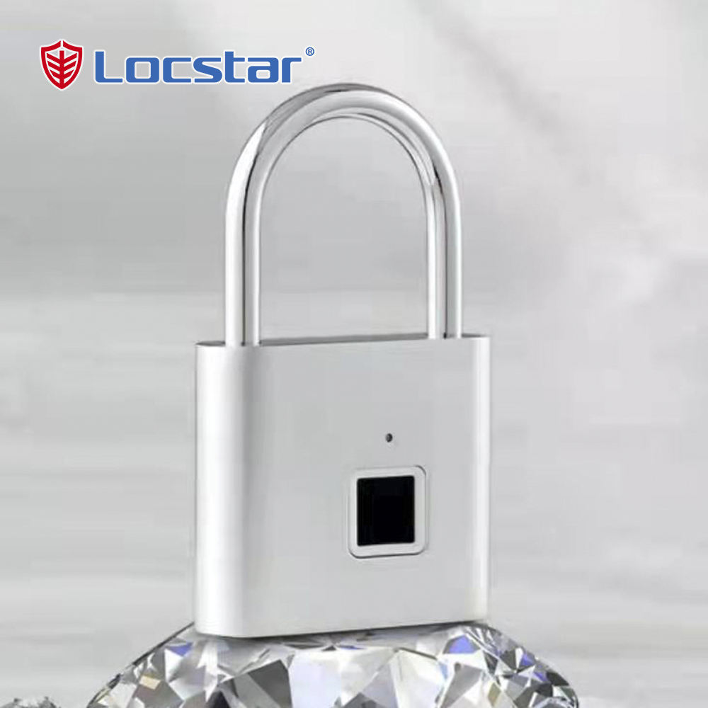 Best Selling Smart Fingerprint Padlock Smart Keyless Lock Security Metal Waterproof Mini Padlock For Luggage