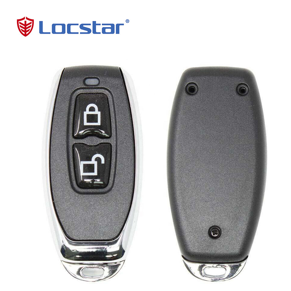 Locstar Hot Sale electronic Auto Gate Opener Remote Control 2 button keyfob Mini Wireless Remote Control Door Lock Switch