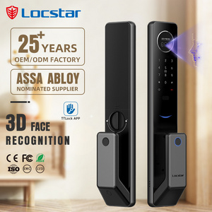 Locstar Factory Wholesale Keyless Entry Door Smart Deadbolt Fingerprint Fully Automatic Lock