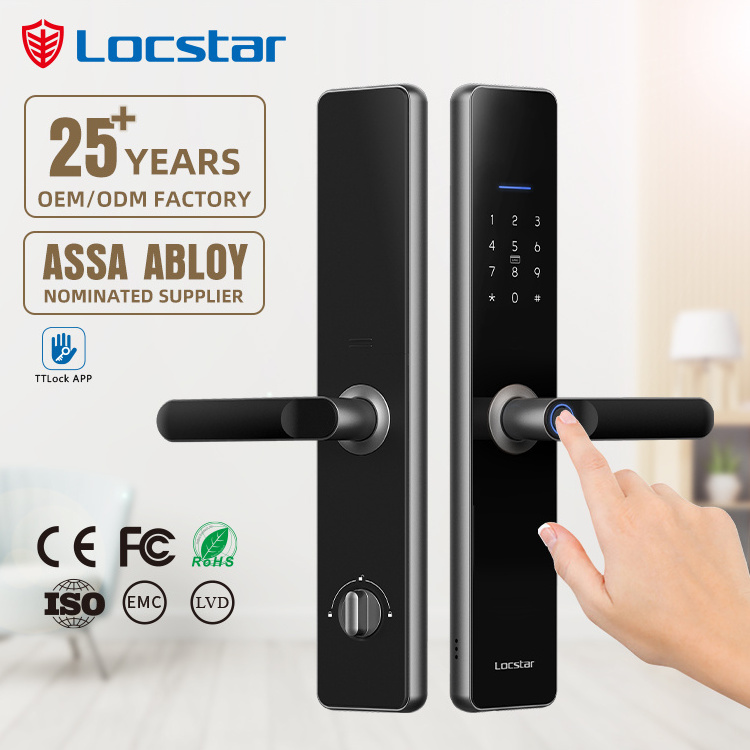 Locstar Factory Wholesale Safe Security Password Gate Mechanical Intelligent Smart For Front Door Lock