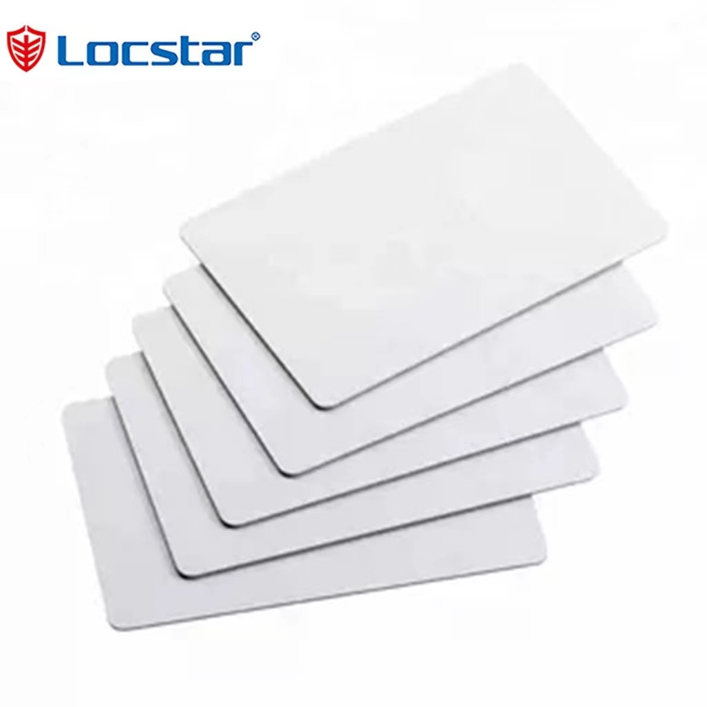 Locstar RFID Smart White CPU Mf Card Chip Key Card Bonwin Smart Card For Hotel Lock