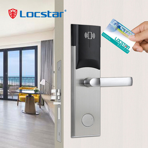 Locstar Popular Hotel Door Lock System Hotel Card Lock Using Rfid Card For Hotel