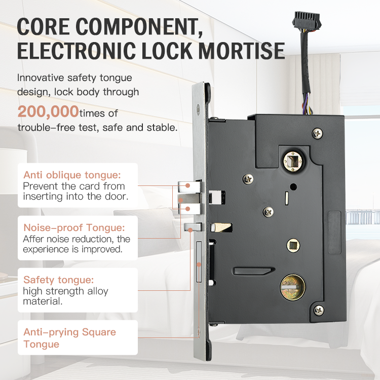 Security Hotel Key Card System Door Lock Room Electronic Lock Card Key With Management Software Hotel Lock