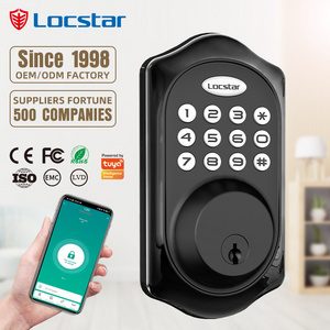 Locstar Security Tuya Smart Home Lock Hot Selling Wireless Electronic Code Password Digital Deadbolt Door Lock with Keypad