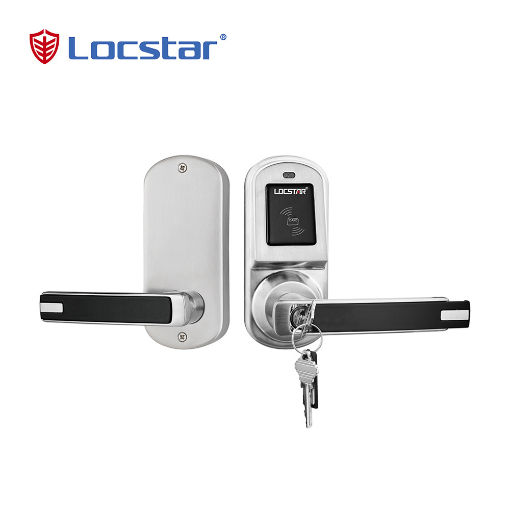 Locstar Intelligent Electronic Safe Hotel Locks Rfid Card Key Software With Digital Smart Door Lock