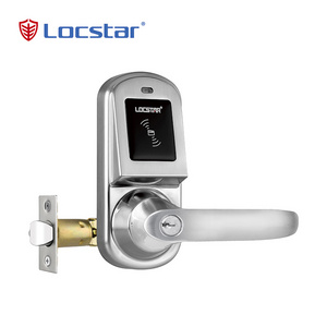 Locstar Intelligent Electronic Safe Hotel Locks Rfid Card Key Software With Digital Smart Door Lock