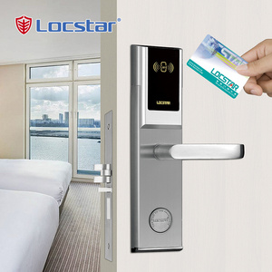 Security Hotel Key Card System Door Lock Room Electronic Lock Card Key With Management Software Hotel Lock