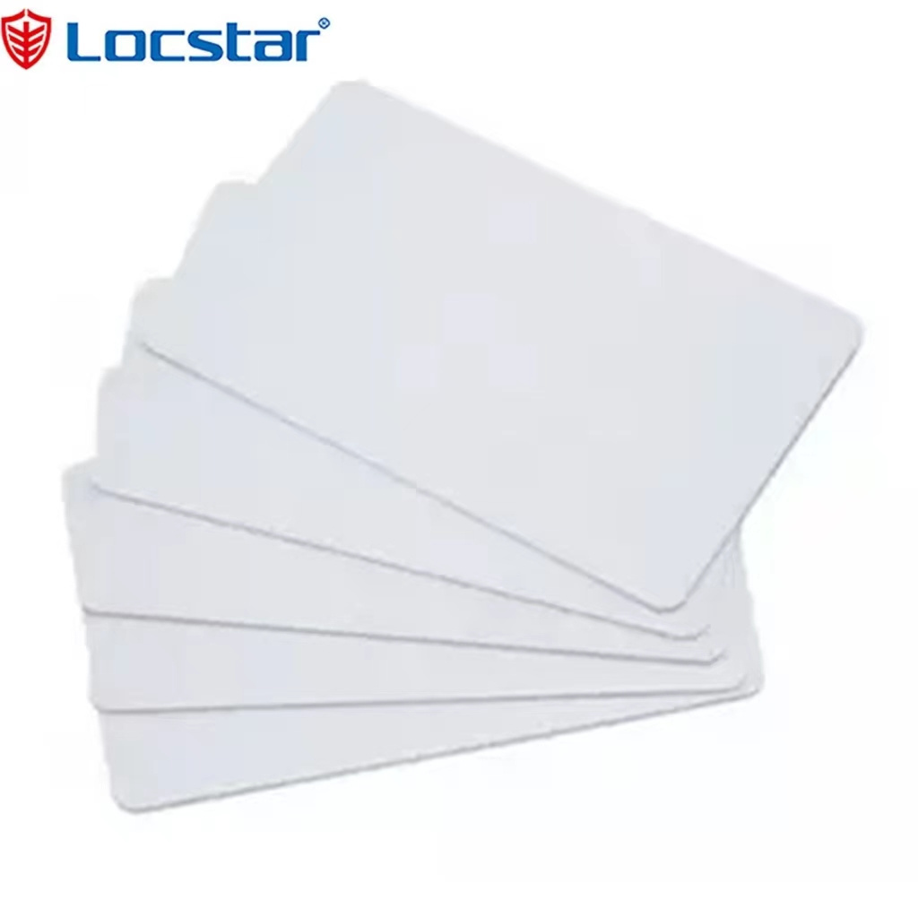 Locstar RFID Smart White CPU Mf Card Chip Key Card Bonwin Smart Card For Hotel Lock