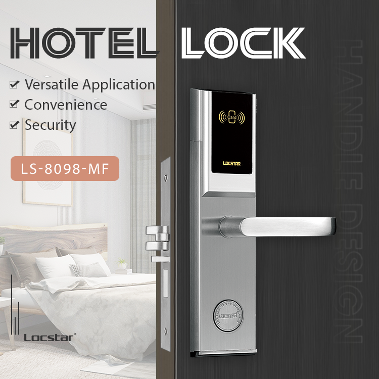 Security Hotel Key Card System Door Lock Room Electronic Lock Card Key With Management Software Hotel Lock