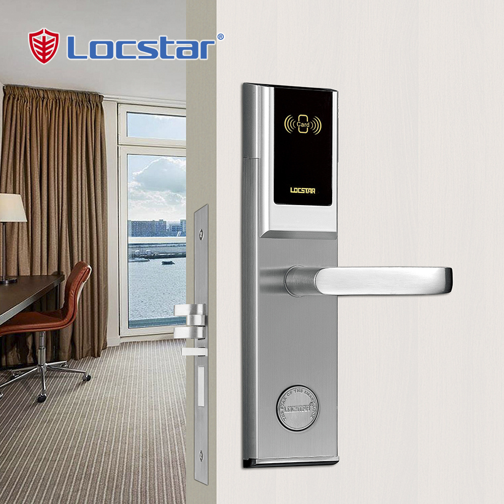 Security Hotel Key Card System Door Lock Room Electronic Lock Card Key With Management Software Hotel Lock