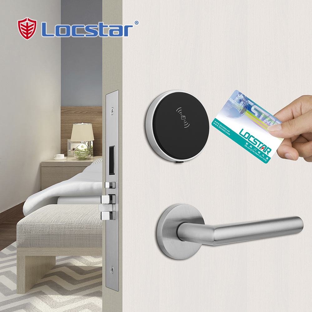 Best Selling Hotel Card Slide Sifely Entry Front Core Rv Latch Rfid Reader Access Control Power Keyless lock door hotel