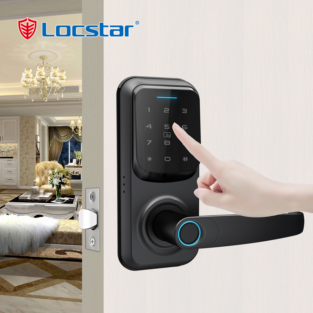 Security Keyless Entry Smart Fingerprint Digital Safe Door Lock For Front Door